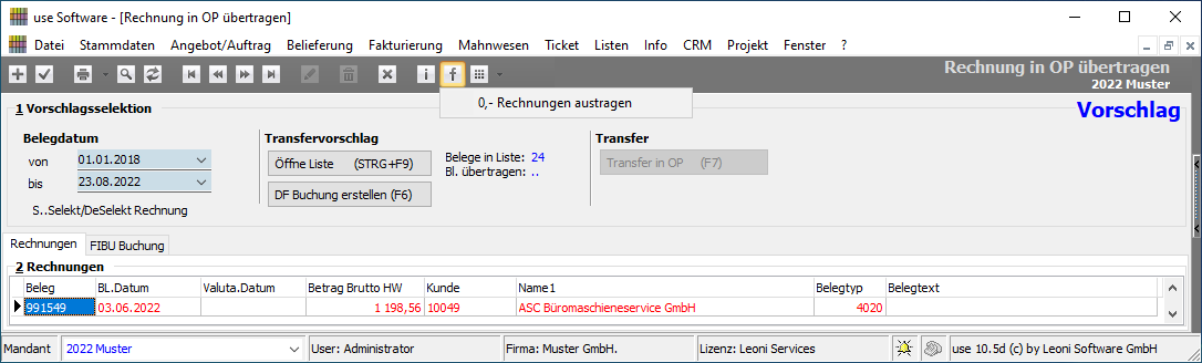 0-Rechnung_austragen