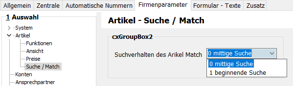 Artikel-Suche-Match