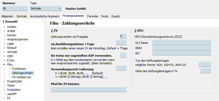 ZV_Firmaparameter